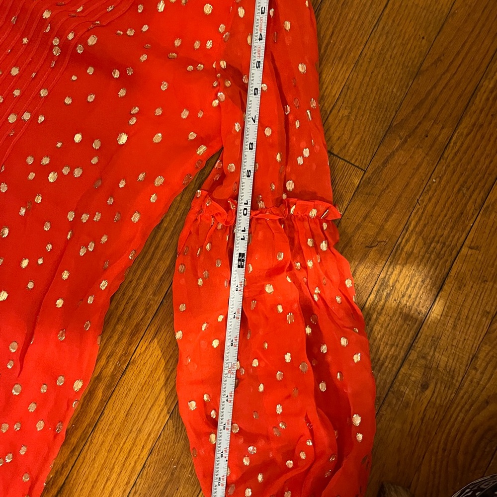 Lily Pulitzer Women's Red Polka Dot Top Size 10 - Picture 13 of 17